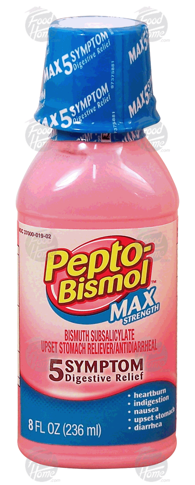 Pepto-bismol Max protective coating action relief of stomach indigestion liquid Full-Size Picture